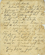 Click on facsimile of Henry letter