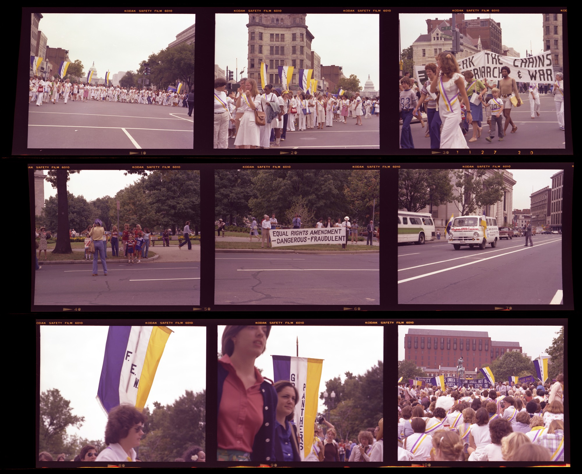 Alice Paul Memorial March in Washington, D.C., 1977, by Robert Myers. Smithsonian Institution Archives, Acc. 11-009, Image no. 77-11666.