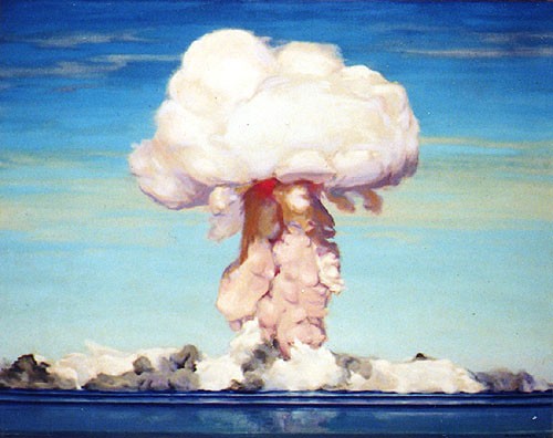 The First Bomb at Bikini by Charles Bittinger, 1946.