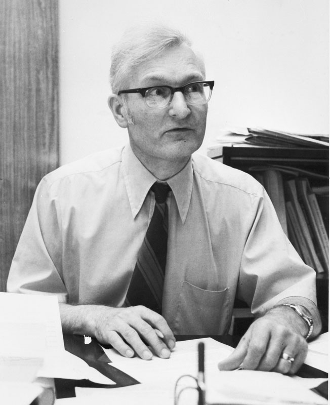 Dr. Robert M. Organ, Chief of the Conservation Analytical Laboratory, 1967-1983. Smithsonian Institution Archives, Record Unit 371, Box 2, Folder December 1974. 