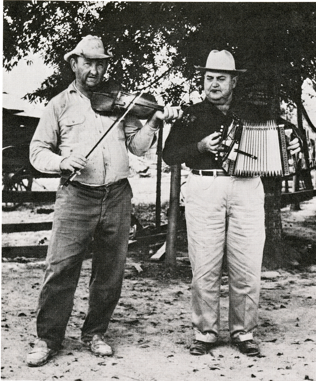 Cajun musicians stage an impromptu concert at the first Festival of American Folklife. Smithsonian Institution Archives, Record Unit 371, Box 1, Folder July 1967.