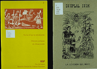 Photo showing the cover of two books