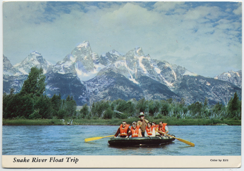Snake River Float Trip, by EJS, Prior to 1970.