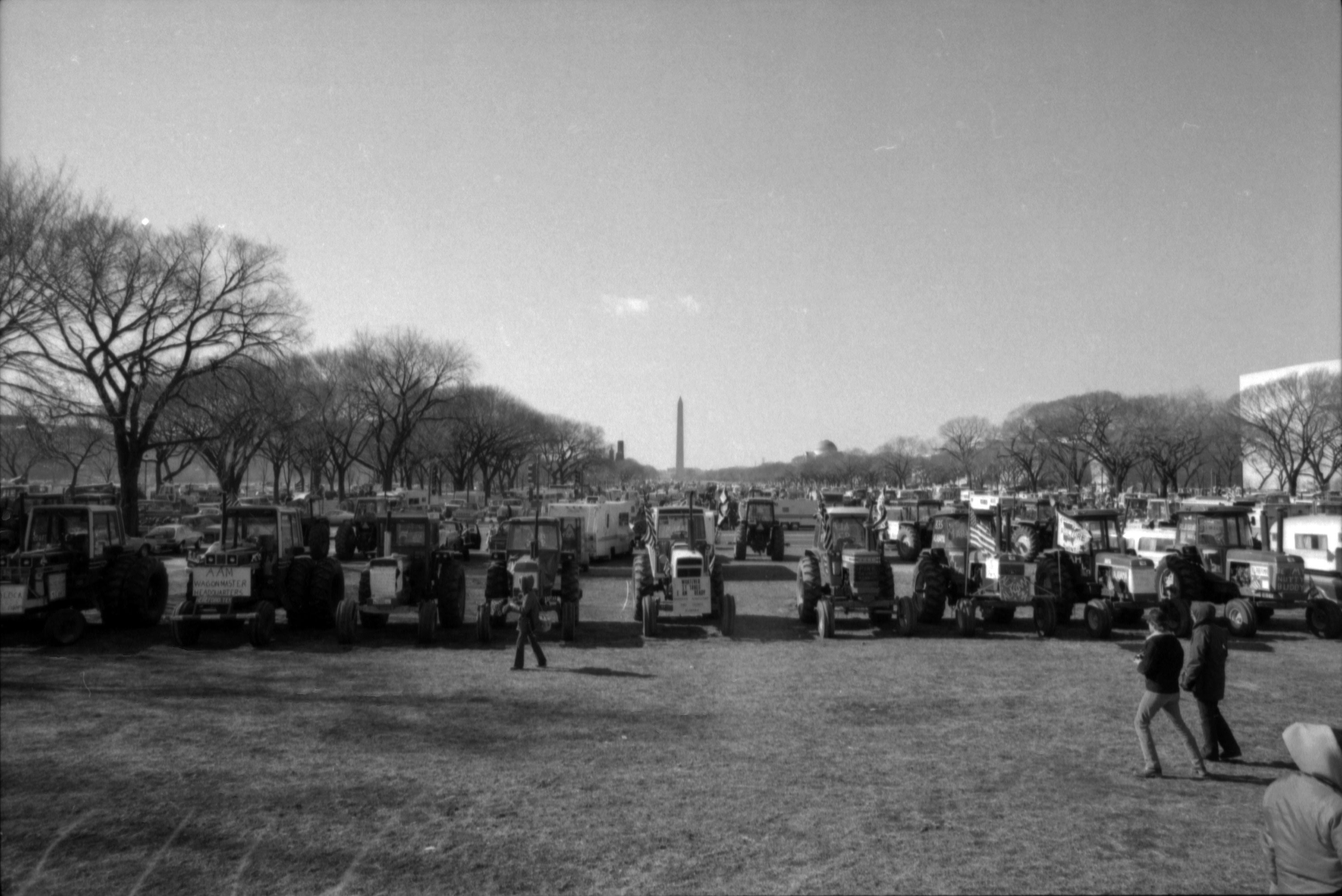 American Agriculture Movement "Tractorcade" on National Mall