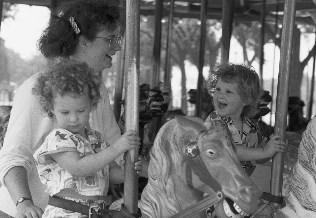 Visitors on the Carousel