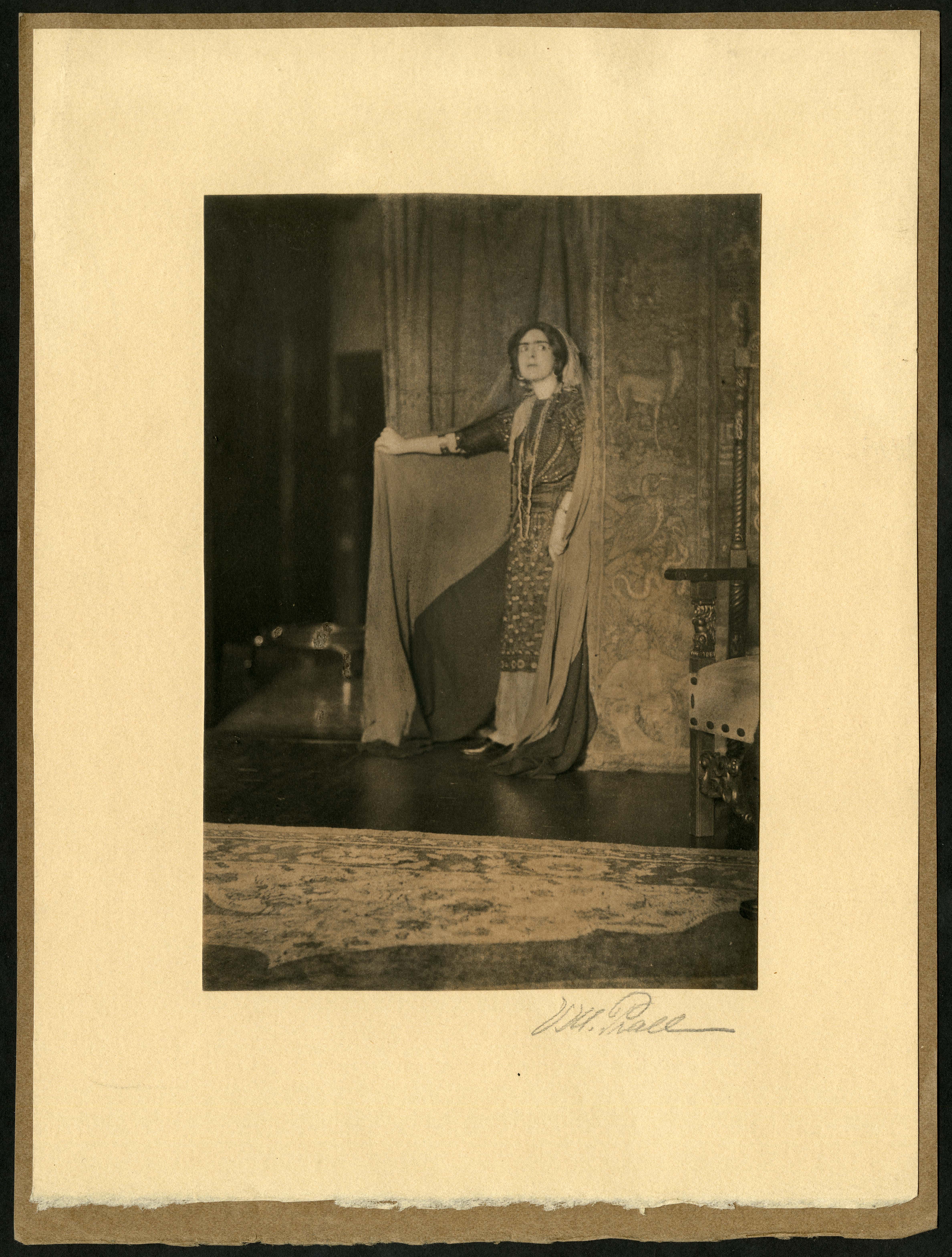 Laura Barney, 1912, Photo by Virginia Prall, Barney Studio House, Washington, DC.
