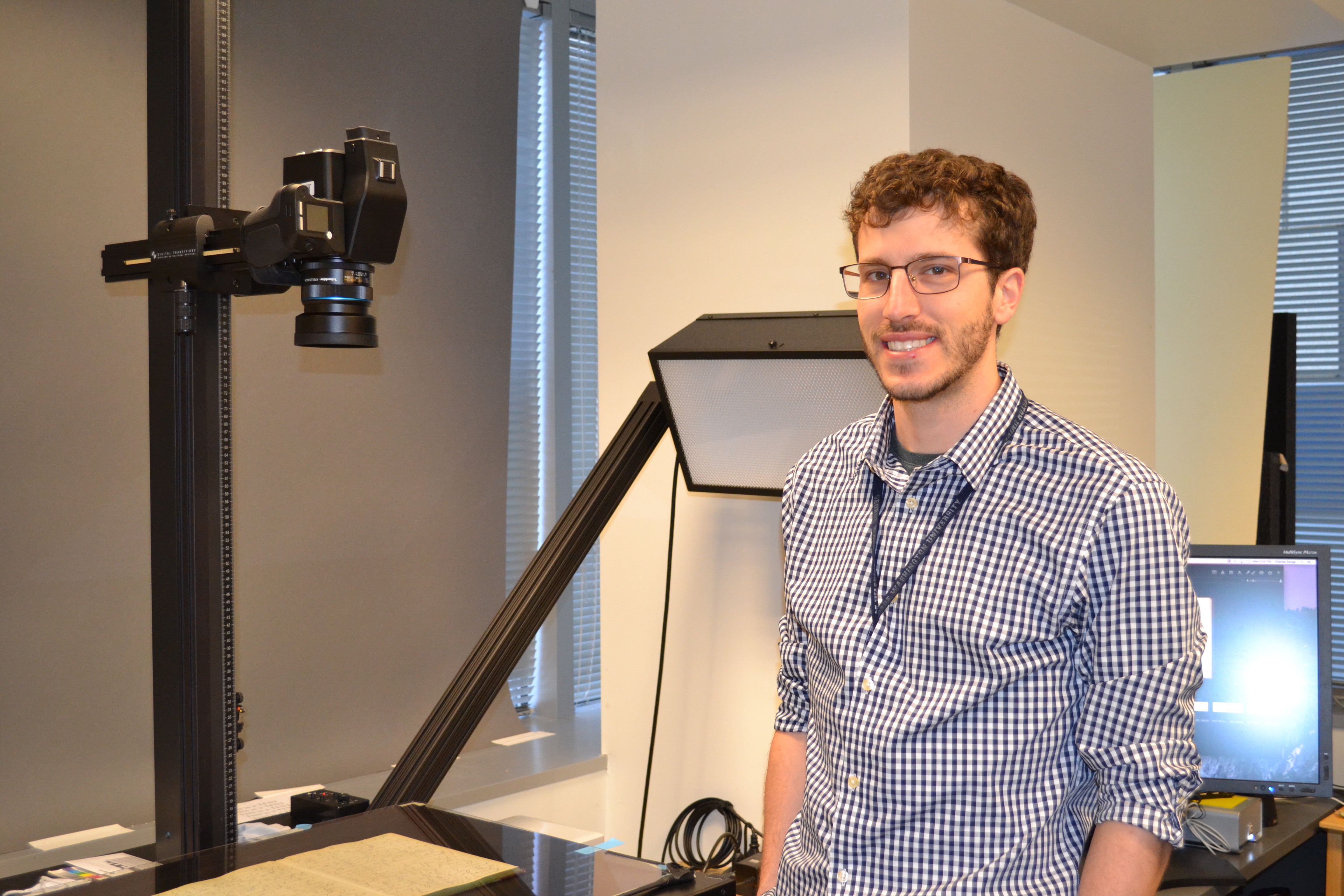 Field Book Project Digital Imaging Technician Charles Zange.