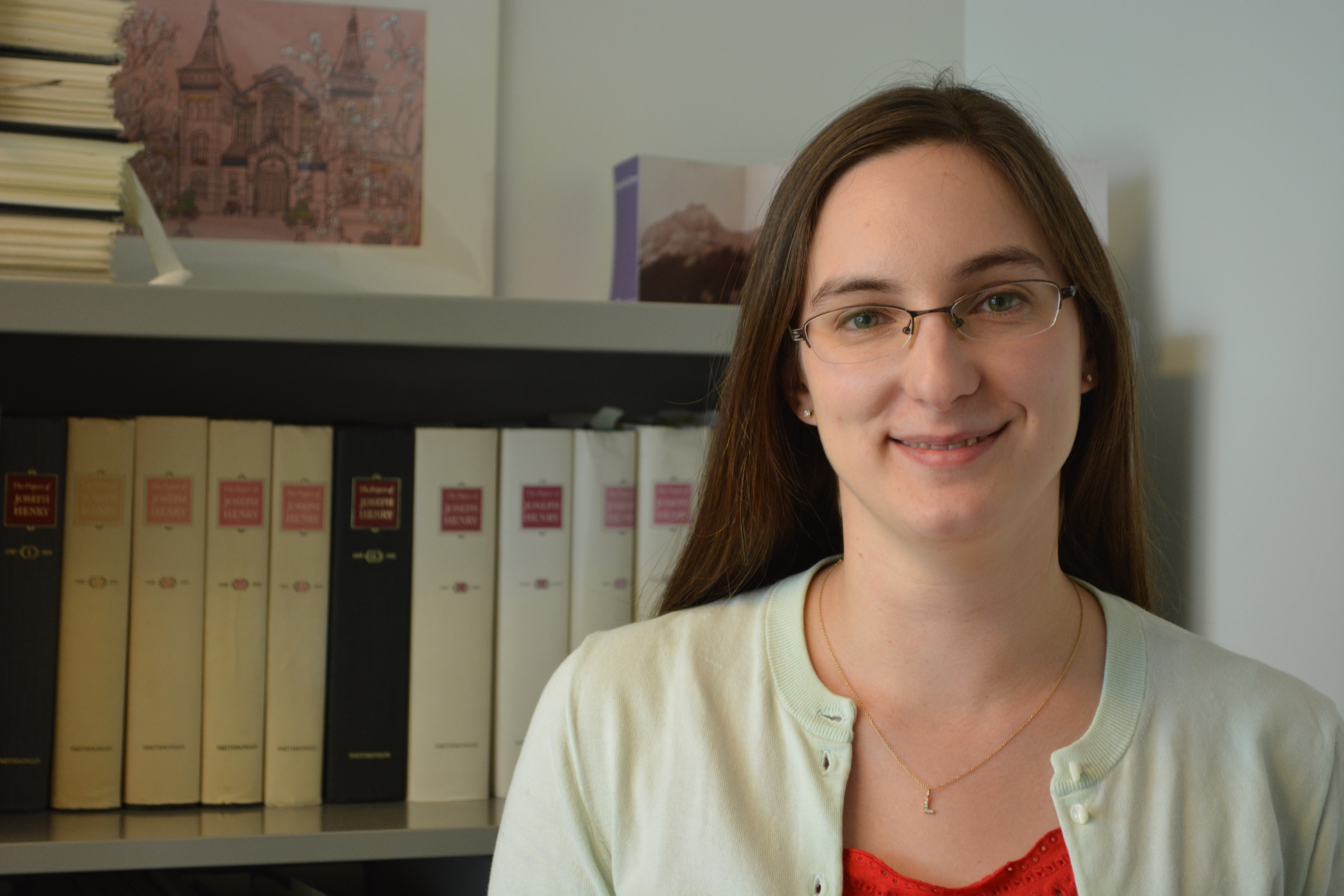 Lisa Fthenakis, Program Assistant, Institution History Division, 2015, by Mitch Toda.