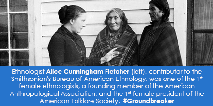 Ethnologist Alice Cunningham Fletcher