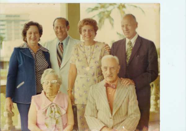 Front row: Esther and Jacob Fogler. Back row: Lillian Fogler Harris, Edward Fogler, Edith Fogler Kl