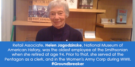 Retail Associate, Helen Jagodzinske, National Museum of American History