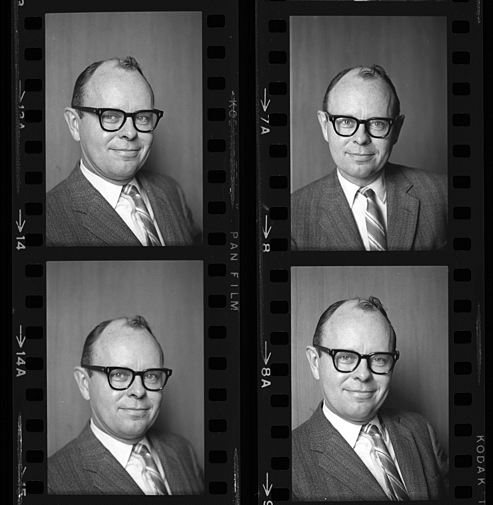 Dr. Robert P. Multauf, Director of the Museum of History and Technology, now known as the National Museum of American History. April 5, 1966.