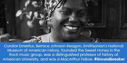 Curator Emeritus, Bernice Johnson Reagon