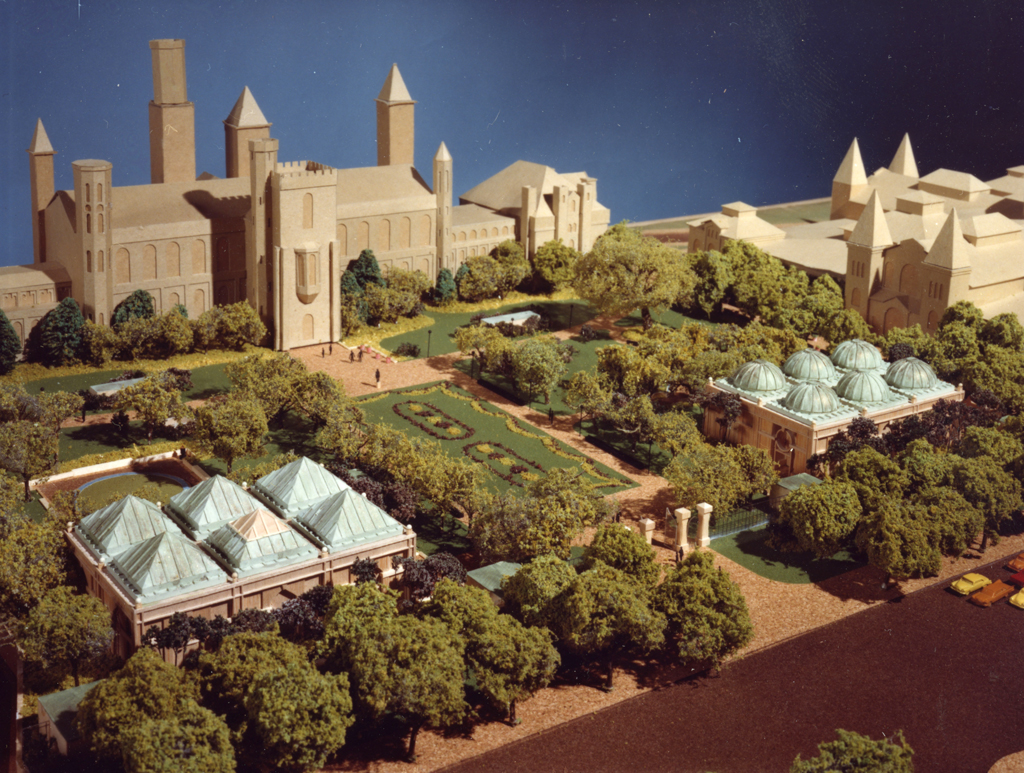 Model of the Quadrangle Viewed from the Southwest