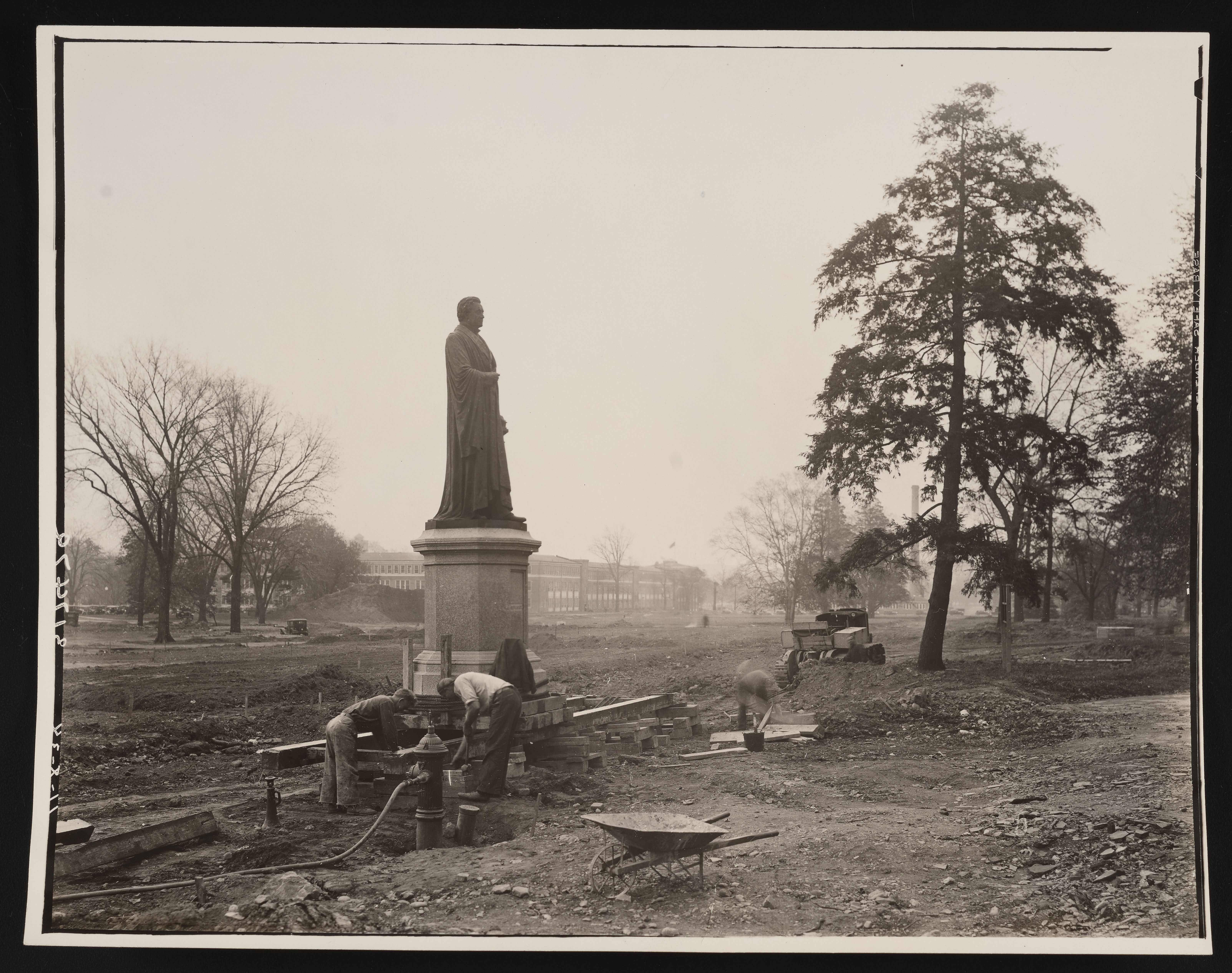 Relocation of Joseph Henry Statue