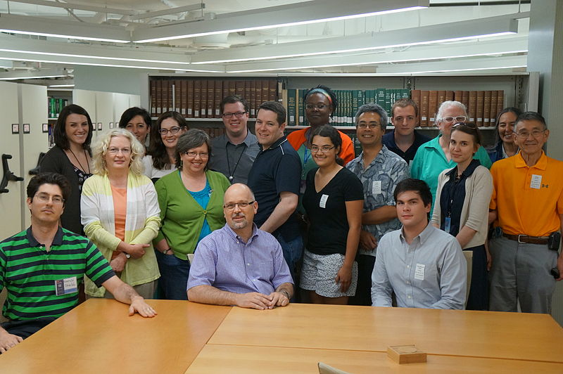 Attendees of the Field Notes Edit-a-Thon 2013, by Geraldshields11