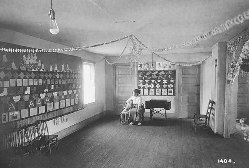 Kindergarten Classroom in Burdine, Kentucky, from the Consolidation Coal Company