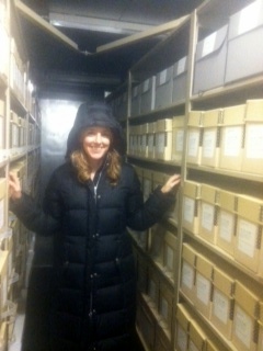 Eden Orelove in the SIA cold vault, 2013