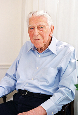 Frank A. Taylor at home, c. 2005, by Lis Wackman, Capitol Hill History.