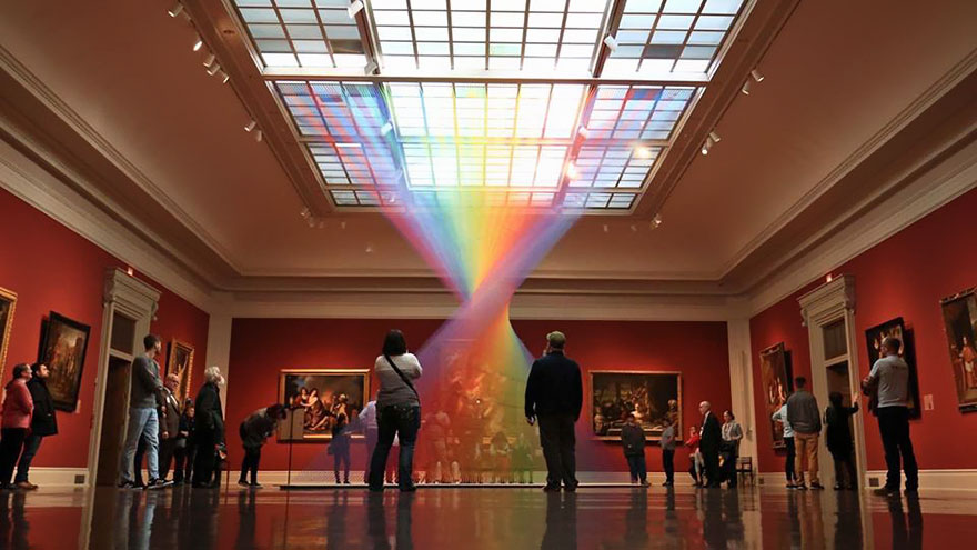 Plexus Installation, by Gabriel Dawe