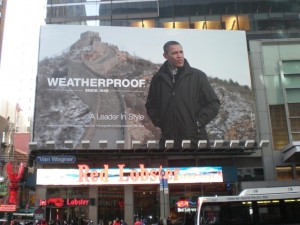 Obama Billboard in Times Square, 2010, photo courtesy of Marvin Heiferman.