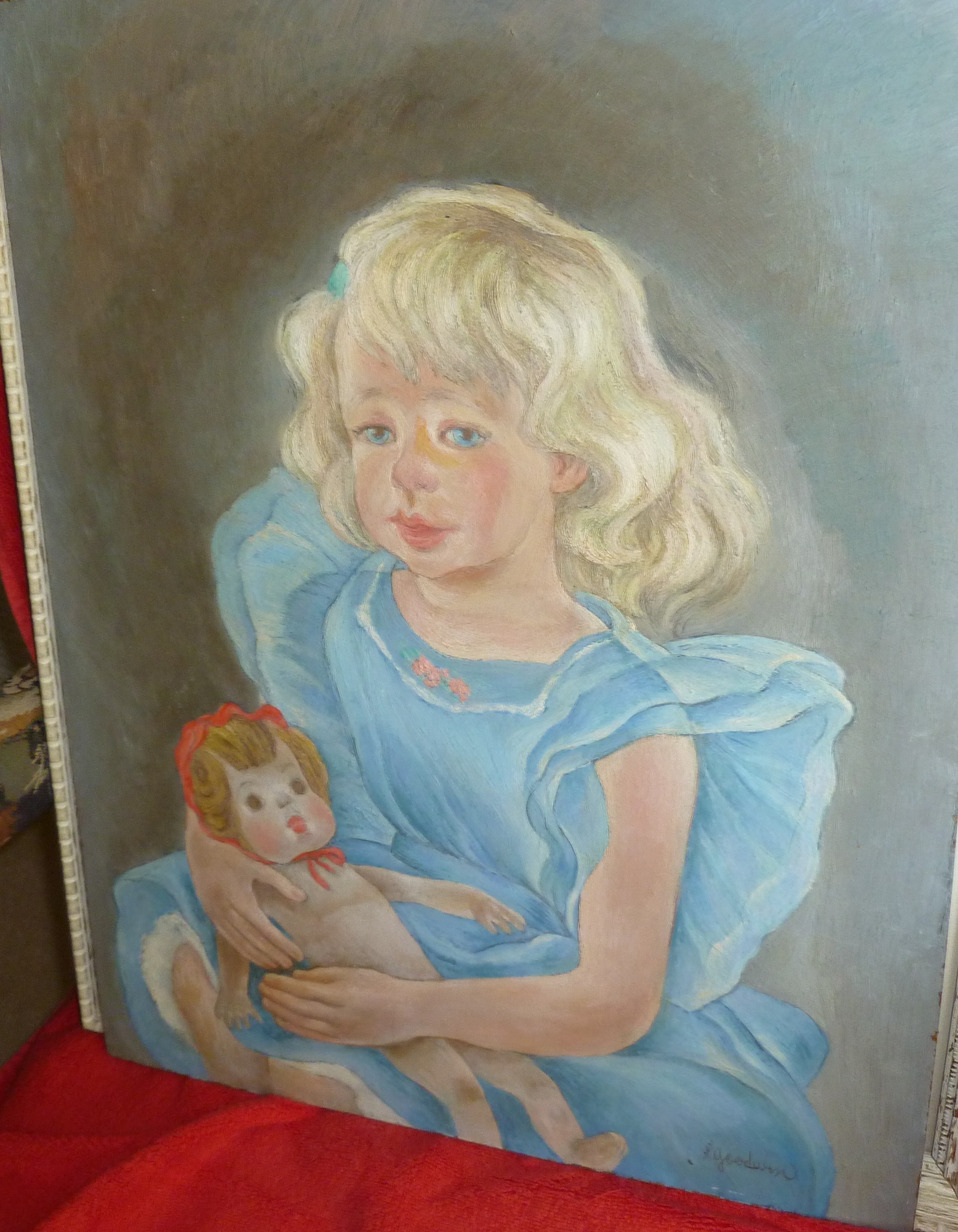 Portrait of Elizabeth Sabin Goodwin's Granddaughter, Linda Goodwin Eisenstadt, by Elizabeth Sabin Go