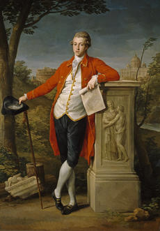 Pompeo Batoni, Francis Basset, 1778, oil on canvas, Museo Nacional del Prado, Madrid.