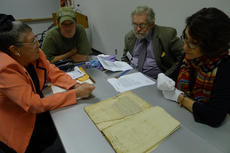 Client with 18th century American surveyor's notes, from Charles County, Maryland, possibly includin