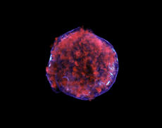 A supernova remnant in the Milky Way about 13,000 light years from Earth.