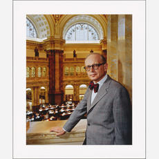 Daniel J. Boorstin, 1977, by Bernard Schwartz, National Portrait Gallery, Gift of the Bernard L. Sch