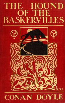 First Edition Cover of The Hound of the Baskervilles by Sir Arthur Conan Doyle, 1902, New York: McCl
