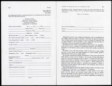 Shark Attack Report Form, by Leonard P. Schultz, c. 1959.