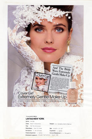 Cover Girl Extremely Gentle Make-Up, by Noxell Corporation (advertiser).