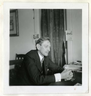 Dr. Paul Bartsch, May 1937, by Ruel P. Tolman, photographic print, Smithsonian Institution Archives,