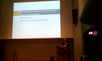 Opening remarks from Bill Tompkins, National Collections Coordinator at SI.