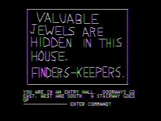 Screenshot of one of the notes included in Mystery House that features Roberta Williams' handwriting