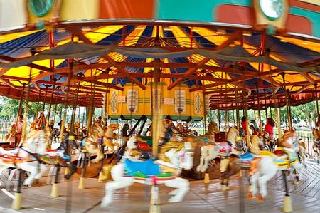 Smithsonian Carousel on the National Mall, by Ken Rahaim, 2009.