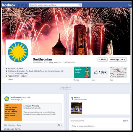 Smithsonian's Facebook page.