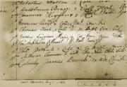 University Subscription Register with handwritten text on a tan background