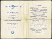 Program for Entertainment onboard S.S. Republic, October 10, 1925. Record Unit 7091: Science Service