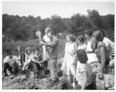 George Roemmert on a collecting field trip with students, 1939, Accession 90-105: Science Service, R