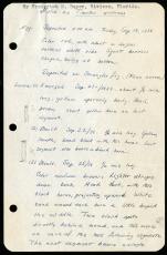 Frederick M. Bayer's Larval Notes, Page 1. Record Unit 7399, Smithsonian Institution Archives. Image