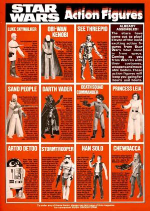 Star Wars action figures, 1978. Image via Flickr, courtesy of Tom Simpson.