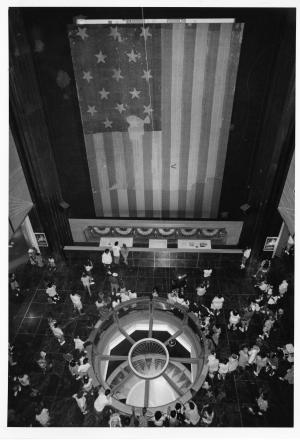 Foucault Pendulum and the Star-Spangled Banner, 1993.