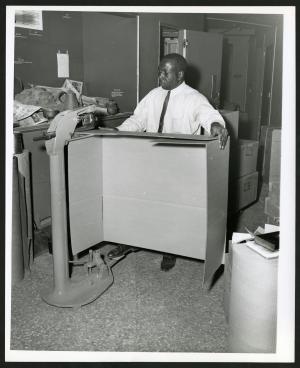 George McBryde, Museum Aide in the Division of Cultural History.