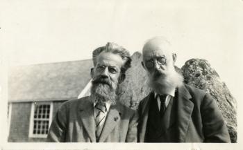  Dr. James Mavor and Patrick Geddes. Smithsonian Institution Archives, SIA2008-5937.