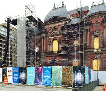 The Renwick Gallery, presently under renovation, is scheduled to reopen this coming November.