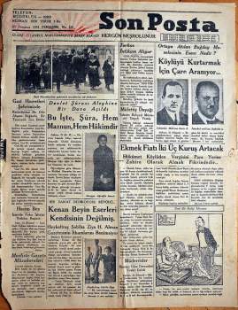 Atatürk Bust, San Posta, 23 Temmuz 1931, SALT Research, https://www.flickr.com/photos/saltonline/14482745040/.