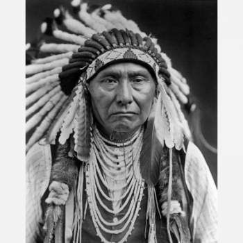 Chief Joseph, by Edward Curtis, 1903 (printed 1980), orotone, National Portrait Gallery, NPG 80.325.