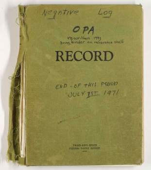 Cover of OPA Negative Log